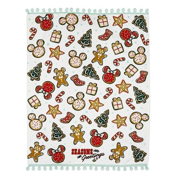Mickey Mouse Christmas Cookie Kitchen Towel NEW 2022 Disney Christmas - Picture 1 of 1